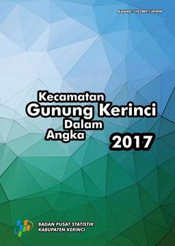 Gunung Kerinci Subdistrict In Figures 2017